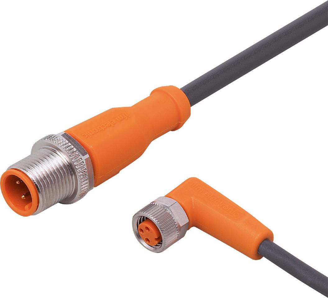 ifm Electronic EVC233 Verbindungsleitung Stecker, gerade, Buchse, gewinkelt 2 m Polzahl Sensoren: 3, 3 1 St.