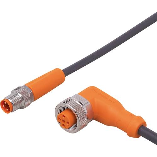 ifm Electronic EVC248 Verbindungsleitung Stecker, gerade, Buchse, gewinkelt 2 m Polzahl Sensoren: 3, 5 1 St.
