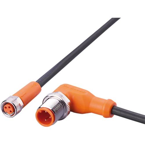 ifm Electronic EVC891 Verbindungsleitung Stecker, gewinkelt, Buchse, gerade 2 m Polzahl Sensoren: 3, 3 1 St.