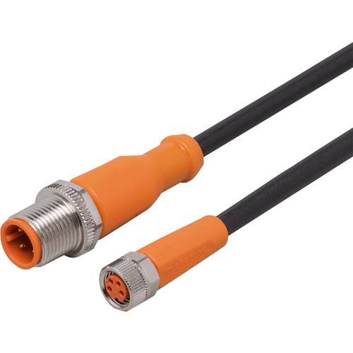 Thumbnail - ifm Electronic EVCA02 Verbindungsleitung Stecker, gerade, Buchse, gerade 2.5 m Polzahl Sensoren: 4, 4 1 St.