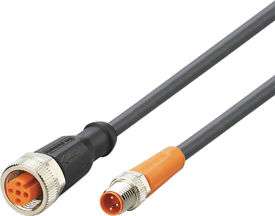 ifm Electronic EVC676 Verbindungsleitung Stecker, gerade, Buchse, gerade 0.3 m Polzahl Sensoren: 3, 5 1 St.