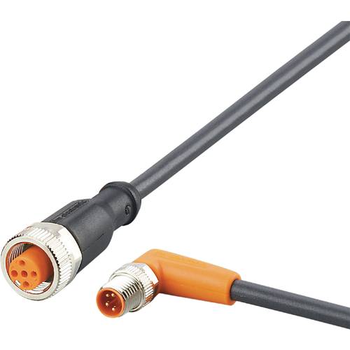 ifm Electronic EVC678 Verbindungsleitung Stecker, gewinkelt, Buchse, gerade 0.3 m Polzahl Sensoren: 4, 5 1 St.
