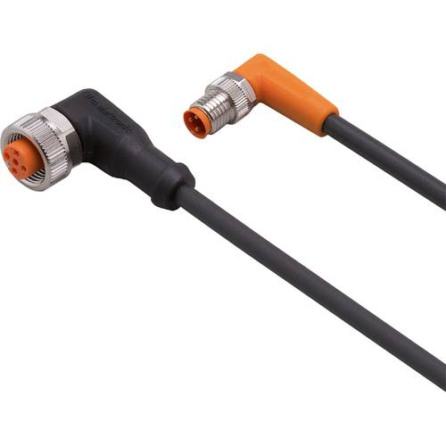 Thumbnail - ifm Electronic EVC373 Verbindungsleitung Stecker, gewinkelt, Buchse, gewinkelt 0.3 m Polzahl Sensoren: 3, 5 1 St.