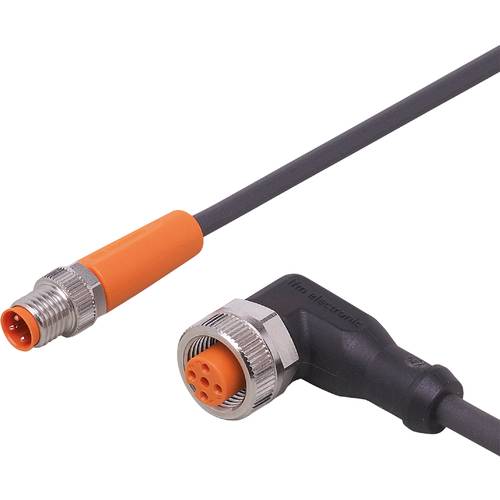 ifm Electronic EVC290 Verbindungsleitung Stecker, gerade, Buchse, gewinkelt 0.3 m Polzahl Sensoren: 4, 5 1 St.