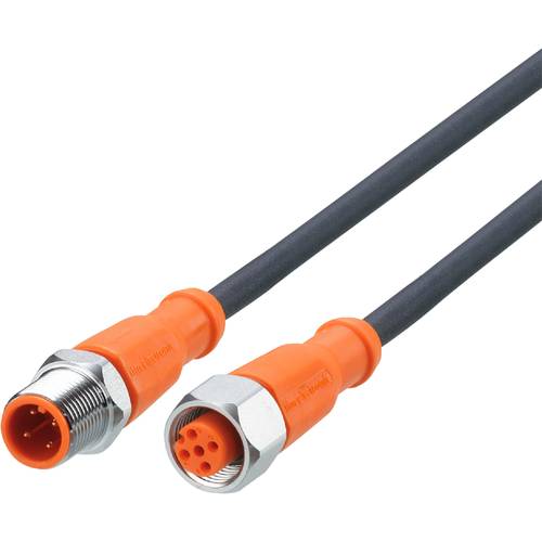 Thumbnail - ifm Electronic EVM089 Verbindungsleitung Stecker, gerade, Buchse, gerade 2 m Polzahl Sensoren: 4, 5 1 St.