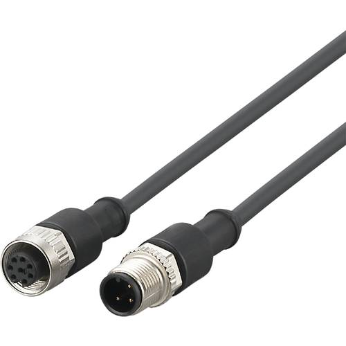 ifm Electronic E12572 Verbindungsleitung Stecker, gerade, Buchse, gerade 1 m Polzahl Sensoren: 4, 8 1 St.