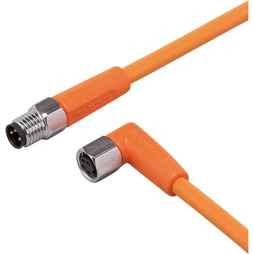 Thumbnail - ifm Electronic EVT283 Verbindungsleitung Stecker, gerade, Buchse, gewinkelt 0.3 m Polzahl Sensoren: 3, 4 1 St.