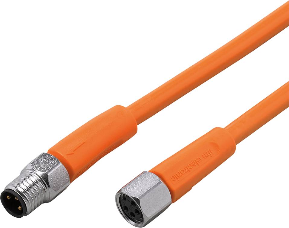 ifm Electronic EVT281 Verbindungsleitung Stecker, gerade, Buchse, gerade 1 m Polzahl Sensoren: 3, 4 1 St.