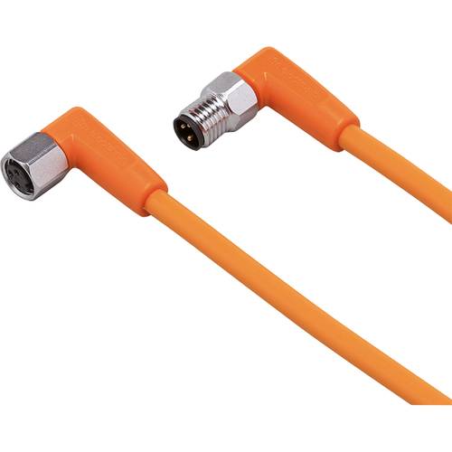 ifm Electronic EVT167 Verbindungsleitung Stecker, gewinkelt, Buchse, gewinkelt 0.6 m Polzahl Sensoren: 3, 3 1 St.