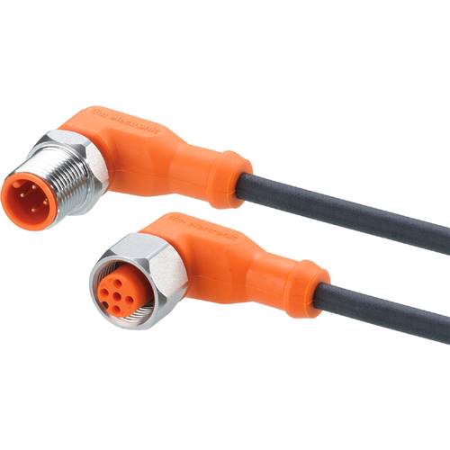 ifm Electronic EVM092 Verbindungsleitung Stecker, gewinkelt, Buchse, gewinkelt 5 m Polzahl Sensoren: 4, 5 1 St.