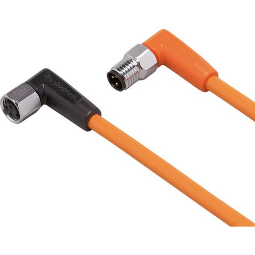ifm Electronic EVT172 Verbindungsleitung Stecker, gewinkelt, Buchse, gewinkelt 0.3 m Polzahl Sensoren: 3, 3 1 St.