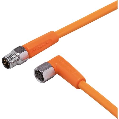 Thumbnail - ifm Electronic EVT187 Verbindungsleitung Stecker, gerade, Buchse, gewinkelt 2 m Polzahl Sensoren: 4, 4 1 St.