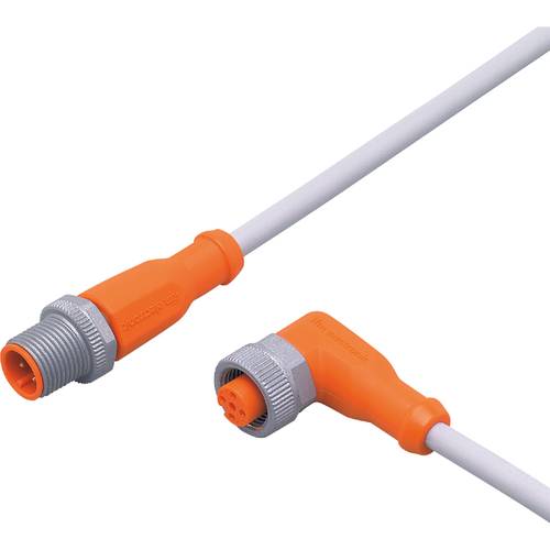 ifm Electronic EVW058 Verbindungsleitung Stecker, gerade, Buchse, gewinkelt 5 m Polzahl Sensoren: 5, 5 1 St.