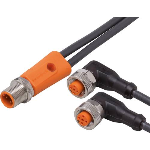 ifm Electronic EVC438 Verbindungsleitung Stecker, gerade, Buchse, gewinkelt 2 m Polzahl Sensoren: 4, 5 1 St.
