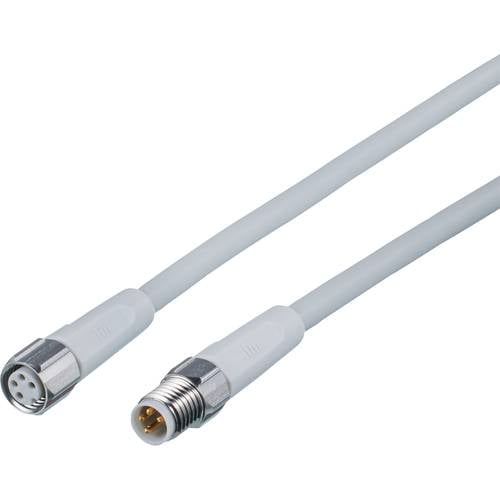 ifm Electronic EVF180 Verbindungsleitung Stecker, gerade, Buchse, gerade 1 m Polzahl Sensoren: 4, 4 1 St.