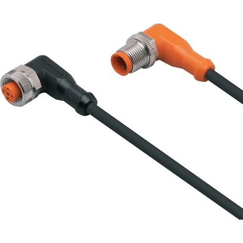 Thumbnail - ifm Electronic EVC038 Verbindungsleitung Stecker, gewinkelt, Buchse, gewinkelt 2 m Polzahl Sensoren: 4, 5 1 St.