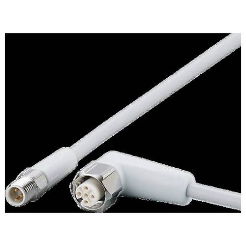 ifm Electronic EVF267 Verbindungsleitung Stecker, gerade, Buchse, gewinkelt 1.0 m Polzahl Sensoren: 3, 5 1 St.