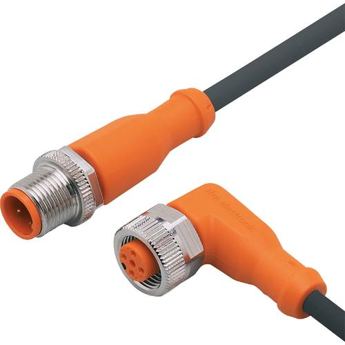 Thumbnail - ifm Electronic EVC064 Verbindungsleitung Stecker, gerade, Buchse, gewinkelt 5 m Polzahl Sensoren: 5, 5 1 St.