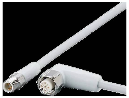 ifm Electronic EVF268 Verbindungsleitung Stecker, gerade, Buchse, gewinkelt 2.0 m Polzahl Sensoren: 3, 5 1 St.