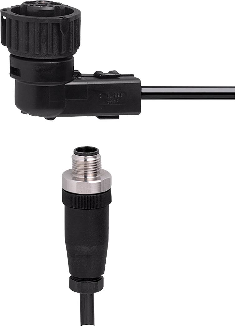 ifm Electronic E11274 Verbindungsleitung Stecker, gerade, Buchse, gewinkelt 2 m Polzahl Sensoren: 4, 4 1 St.