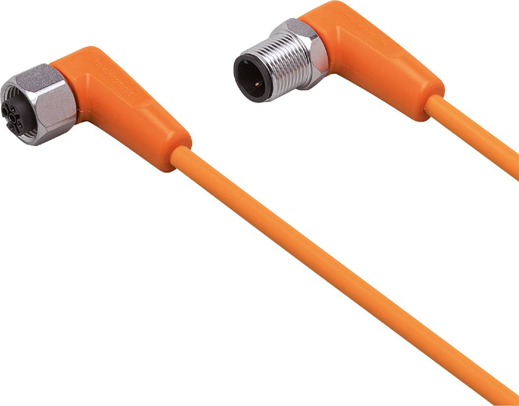ifm Electronic EVT114 Verbindungsleitung Stecker, gewinkelt, Buchse, gewinkelt 10 m Polzahl Sensoren: 3, 5 1 St.
