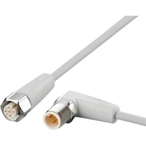 ifm Electronic EVF376 Verbindungsleitung Stecker, gewinkelt, Buchse, gerade 2 m Polzahl Sensoren: 4, 5 1 St.