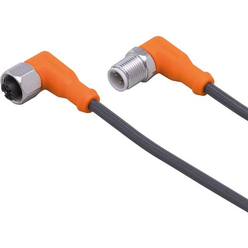 Thumbnail - ifm Electronic EVC12A Verbindungsleitung Stecker, gewinkelt, Buchse, gewinkelt 5 m Polzahl Sensoren: 4, 5 1 St.