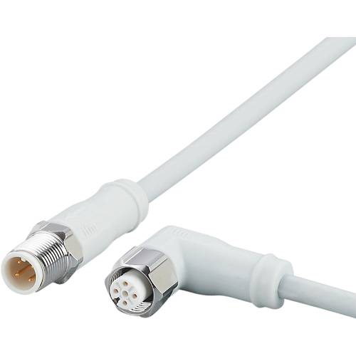 ifm Electronic EVF497 Verbindungsleitung Stecker, gerade, Buchse, gewinkelt 0.25 m Polzahl Sensoren: 4, 5 1 St.