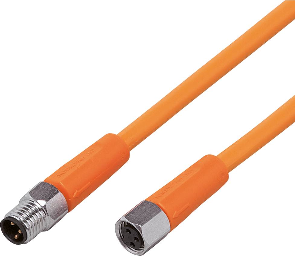 ifm Electronic EVT147 Verbindungsleitung Stecker, gerade, Buchse, gerade 10 m Polzahl Sensoren: 3, 3 1 St.