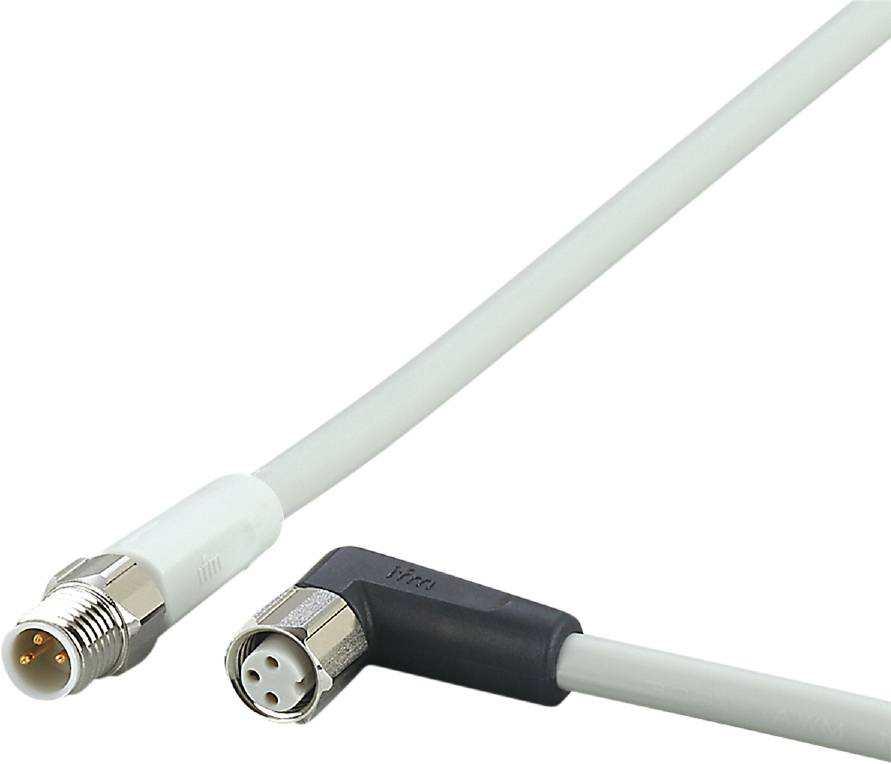 ifm Electronic EVF159 Verbindungsleitung Stecker, gerade, Buchse, gewinkelt 10 m Polzahl Sensoren: 3, 3 1 St.