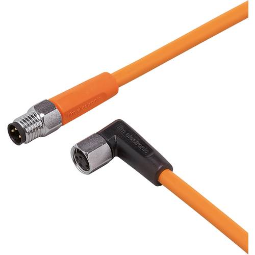 ifm Electronic EVT159 Verbindungsleitung Stecker, gerade, Buchse, gewinkelt 10 m Polzahl Sensoren: 3, 3 1 St.