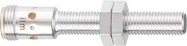 Nahaufnahme einer Schraube mit Sechskantmutter, die Teil eines mechanischen Verbindungselements sein könnte.