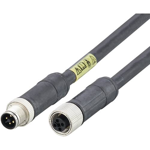 ifm Electronic E12425 Verbindungsleitung Stecker, gerade, Buchse, gerade 0.5 m Polzahl Sensoren: 4, 4 1 St.