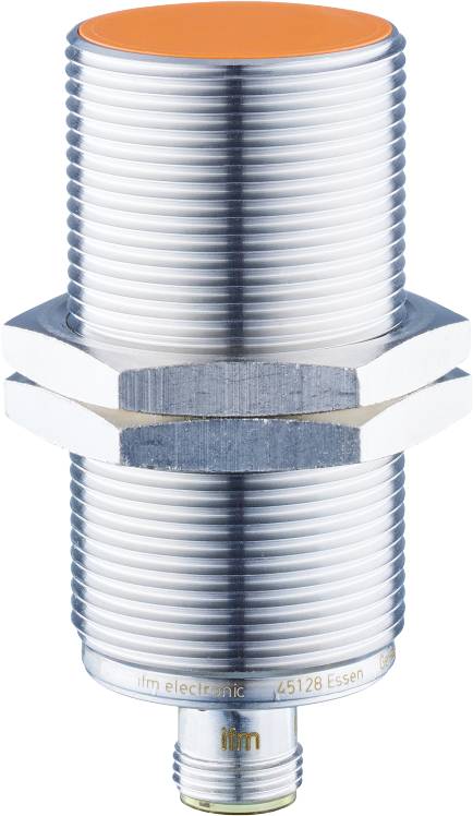 Metallschraube mit Sechskantmutter, vertikale Anordnung, geeignet für Maschinenbau- oder Montageanwendungen.