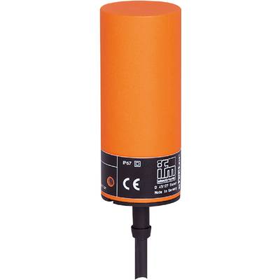 Orangefarbener Zylinder mit schwarzem Streifen unten, Aufschrift 'IP67' und ein Logo. Zeigt Wasser- und Staubschutz an.