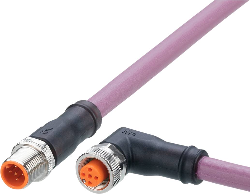 ifm Electronic EVC952 Verbindungsleitung Stecker, gerade, Buchse, gewinkelt 5 m Polzahl Sensoren: 5, 5 1 St.