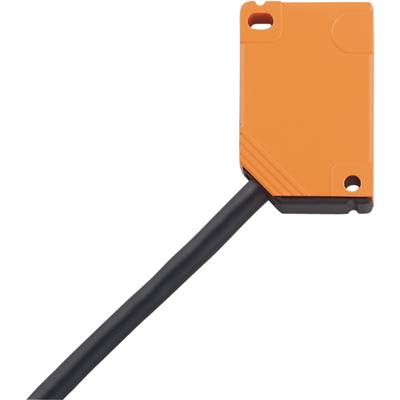 Ein rechteckiger, orangefarbener Sensor mit schwarzem Kabel, der offensichtlich zur Messung oder Steuerung verwendet wird.
