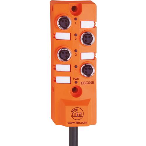 Thumbnail - ifm Electronic EBC059 Sensor-/Aktor-Verteiler und Adapter 10 m Polzahl Sensoren: 3 1 St.