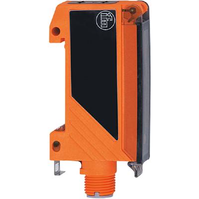 Ein orangefarbenes technisches Gerät mit einem schwarzen Bildschirm, möglicherweise ein Sensor oder Messgerät, seitlich aufgenommen.