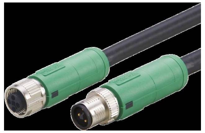 ifm Electronic E12428 Verbindungsleitung Stecker, gerade, Buchse, gerade 10 m Polzahl Sensoren: 4, 4 1 St.