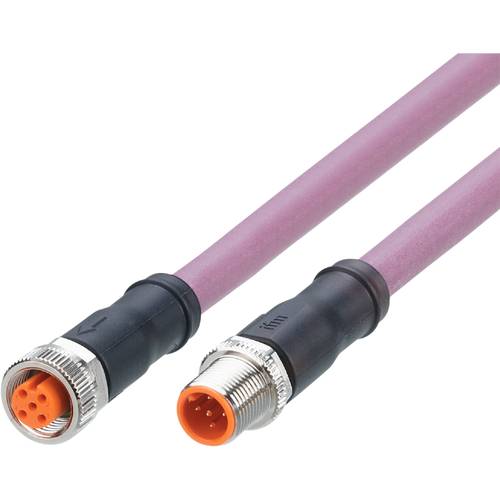 Thumbnail - ifm Electronic EVC964 Verbindungsleitung Stecker, gerade, Buchse, gerade 10 m Polzahl Sensoren: 5, 5 1 St.