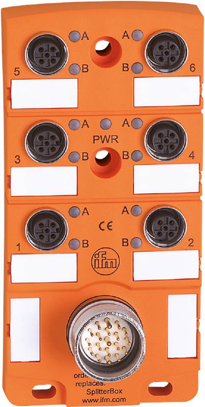 ifm Electronic EBC008 Sensor-/Aktor-Verteiler und Adapter Polzahl Sensoren: 19, 5 1 St.