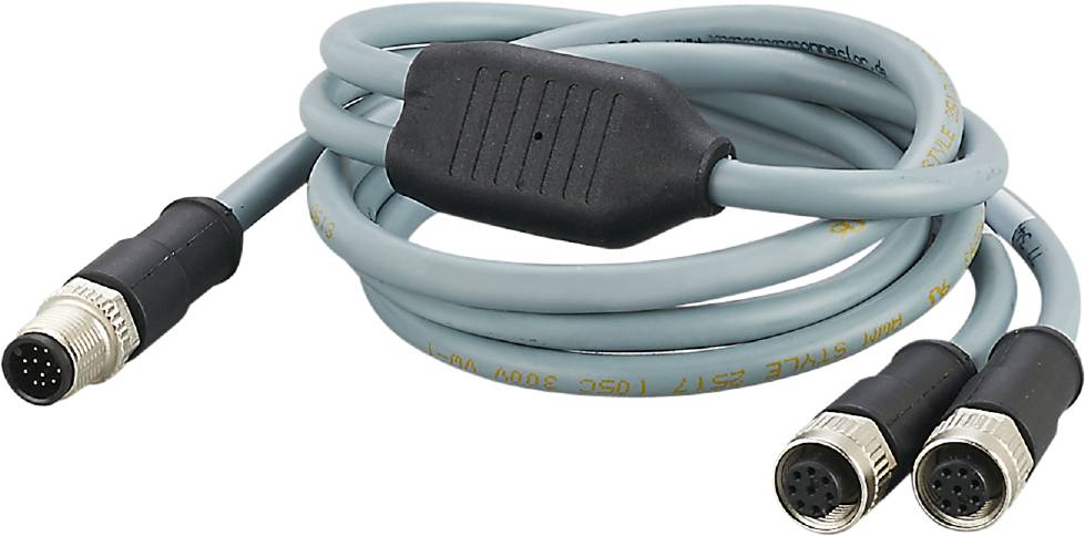 ifm Electronic E80411 Verbindungsleitung Stecker, gerade, Buchse, gerade 1 m Polzahl Sensoren: 12, 8 1 St.