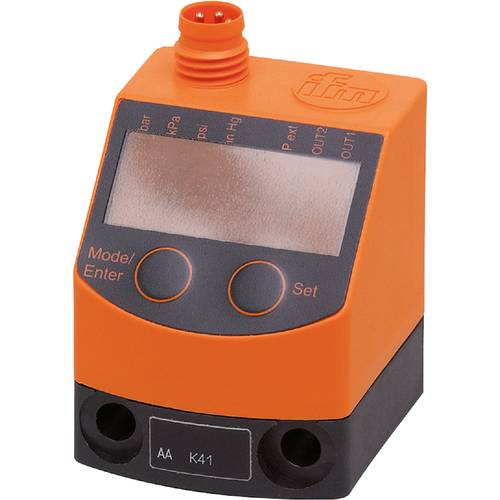 Thumbnail - ifm Electronic Drucksensor 1 St. PQ3834 -100 kPa bis 1000 kPa M8 1 Öffner, 1 Schließer, Analog