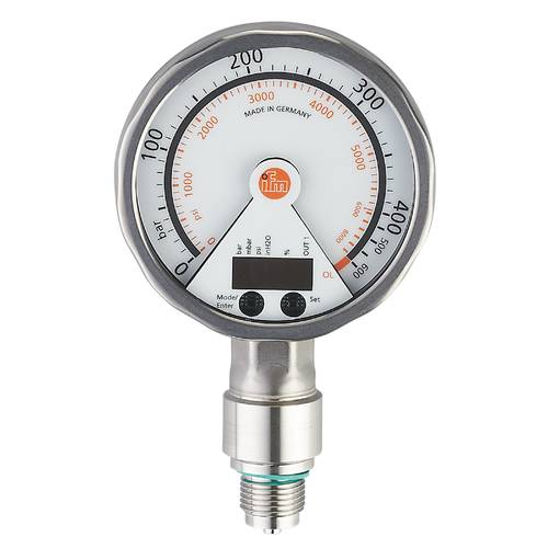 ifm Electronic Drucksensor 1 St. PG2452 0 psi bis 1449 psi M12 1 Öffner, 1 Schließer, Analog