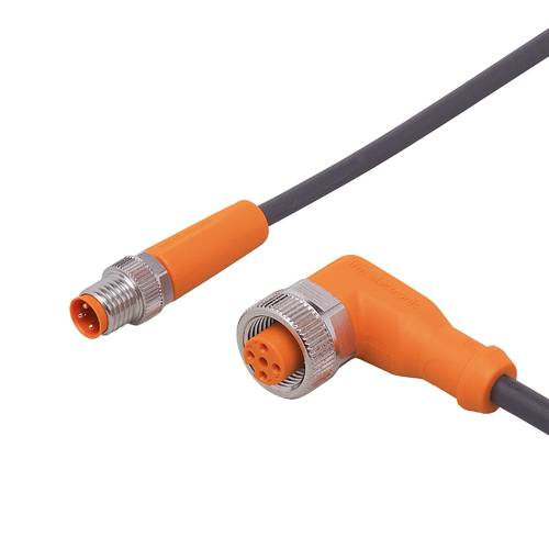 Thumbnail - ifm Electronic EVC834 Verbindungsleitung Stecker, gerade, Buchse, gewinkelt 8 m Polzahl Sensoren: 3, 5 1 St.