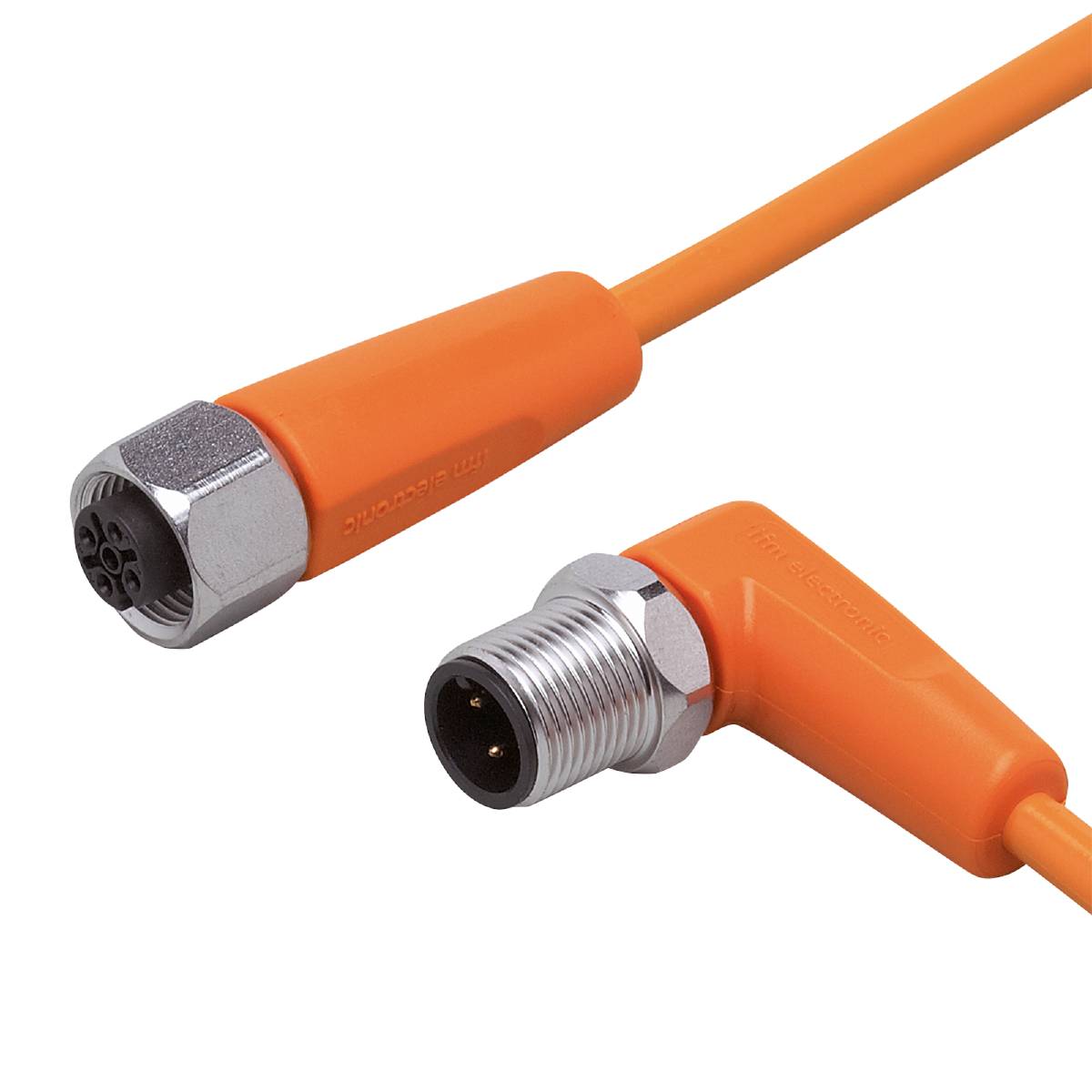 ifm Electronic EVT371 Verbindungsleitung Stecker, gewinkelt, Buchse, gerade 1 m Polzahl Sensoren: 4, 5 1 St.