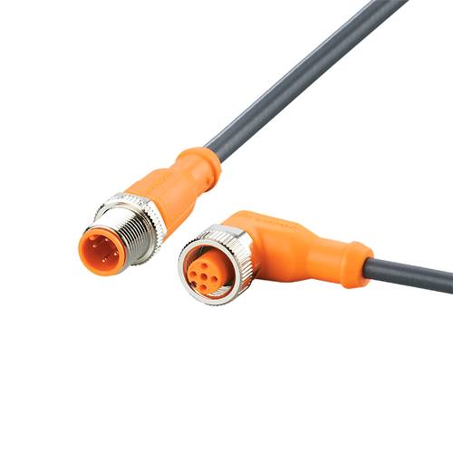 Thumbnail - ifm Electronic EVC176 Verbindungsleitung Stecker, gerade, Buchse, gewinkelt 2.5 m Polzahl Sensoren: 4, 5 1 St.
