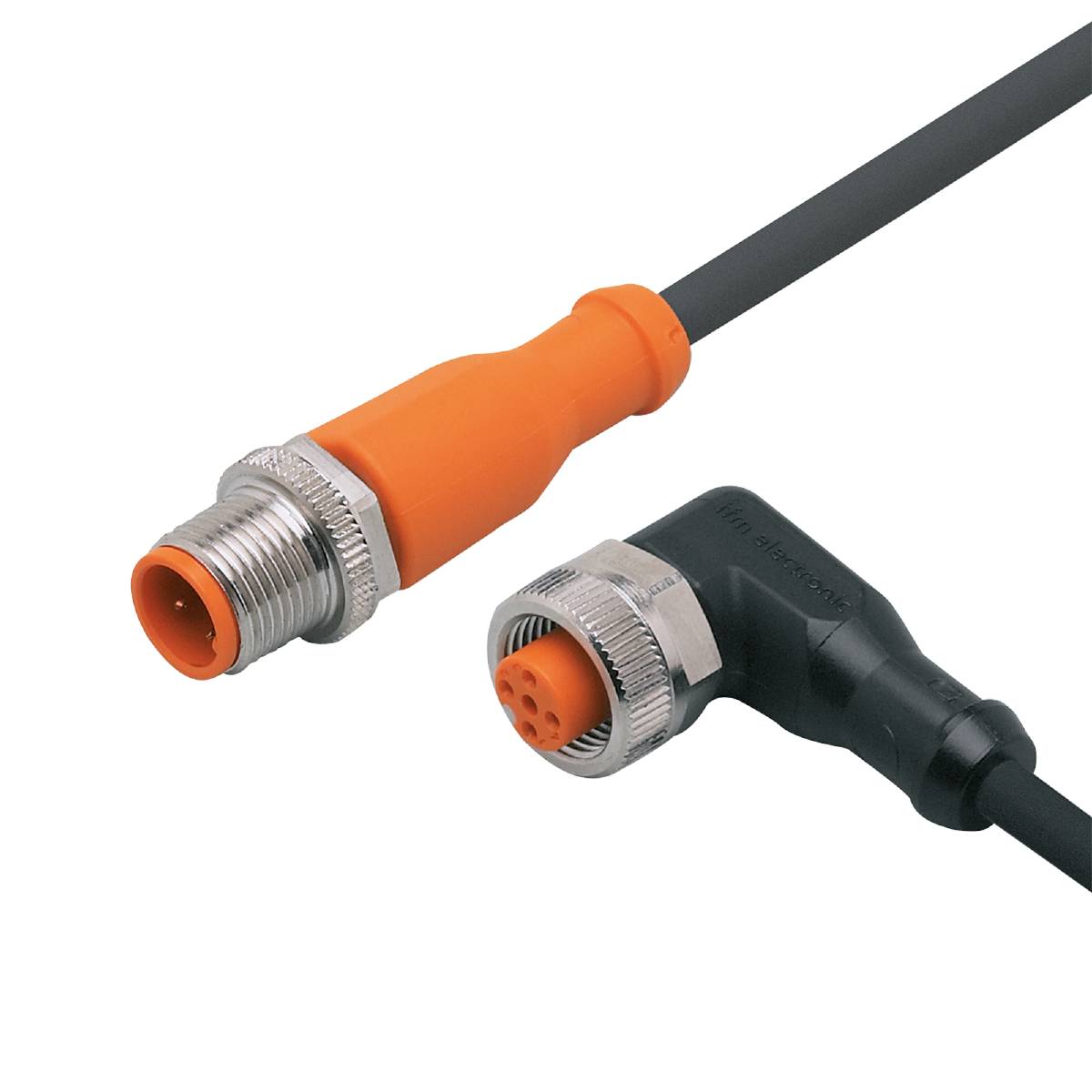 ifm Electronic EVC097 Verbindungsleitung Stecker, gerade, Buchse, gewinkelt 4 m Polzahl Sensoren: 4, 5 1 St.