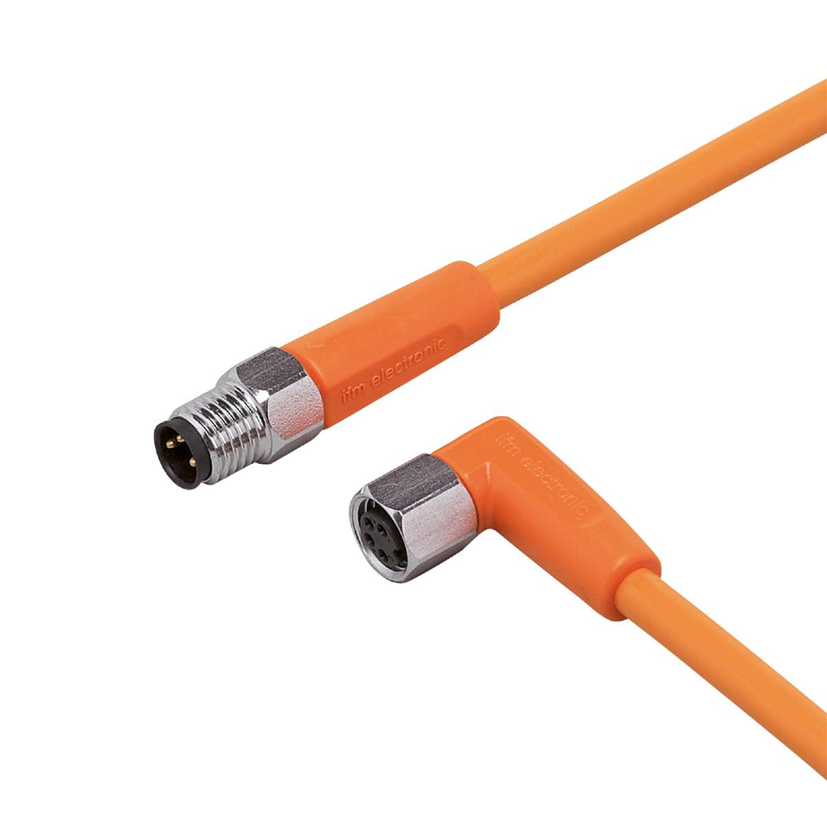 ifm Electronic EVT287 Verbindungsleitung Stecker, gerade, Buchse, gewinkelt 1.5 m Polzahl Sensoren: 3, 4 1 St.